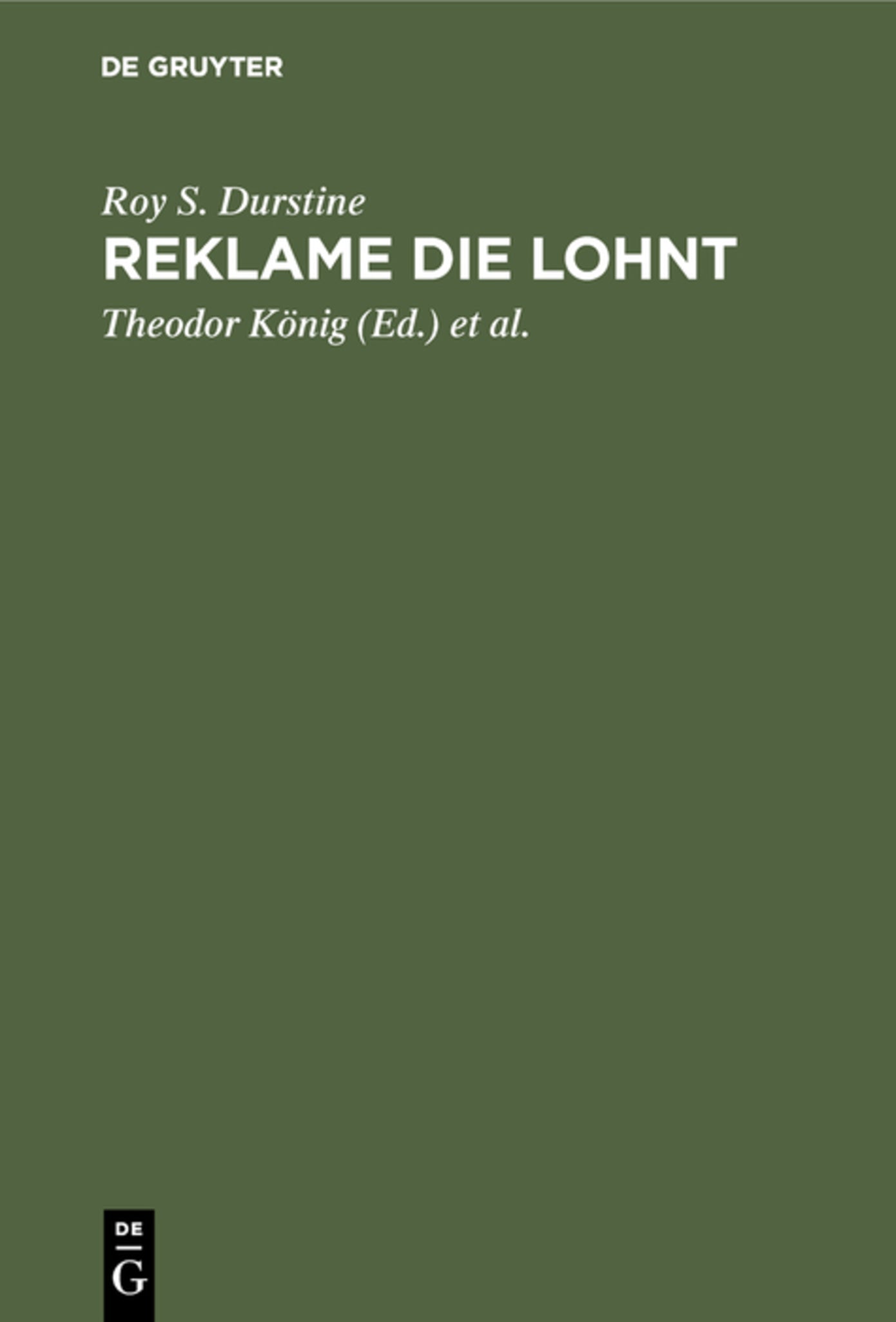 Reklame die lohnt