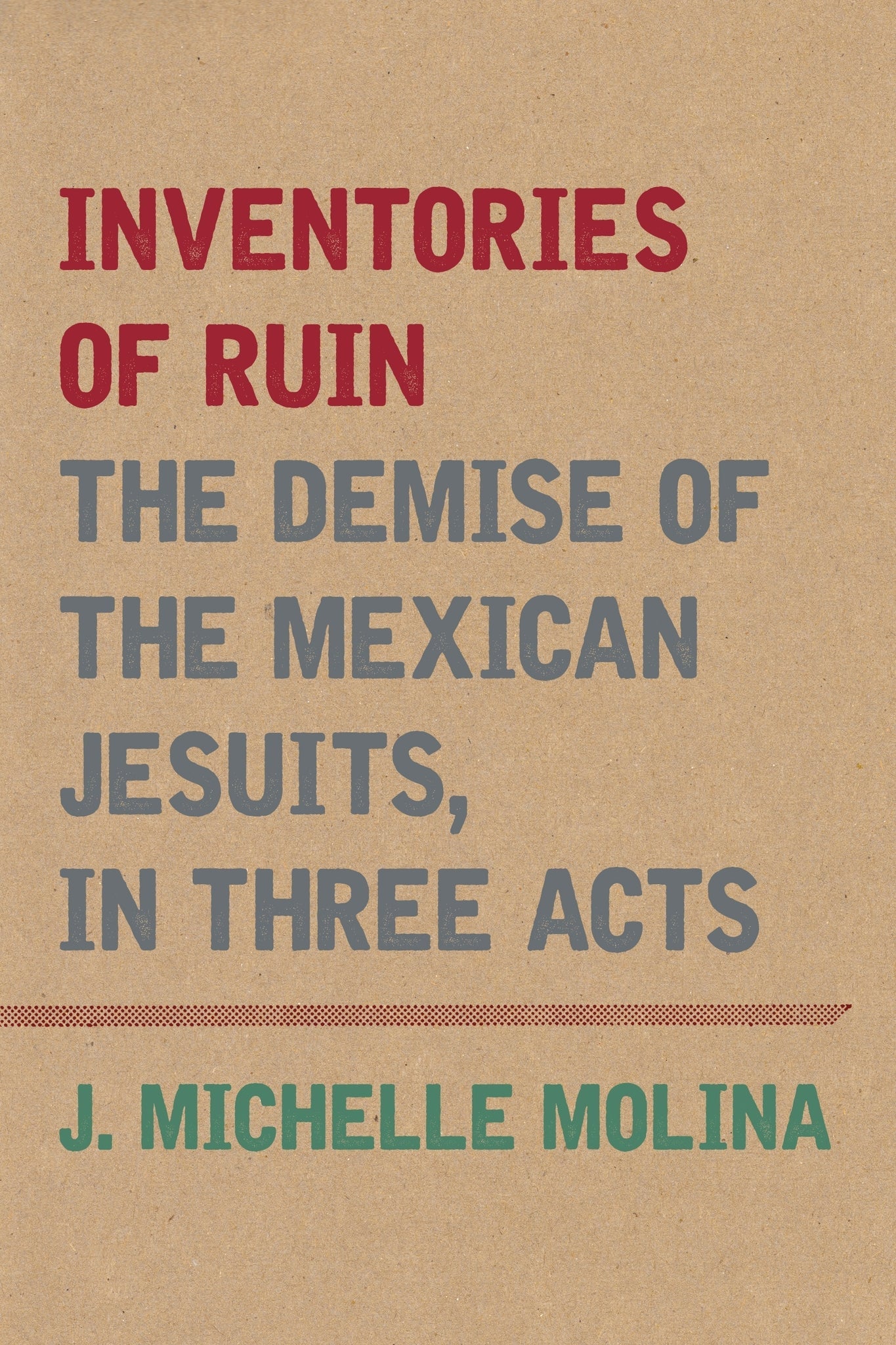 Cover image for Inventories of Ruin ISBN 9781531512286