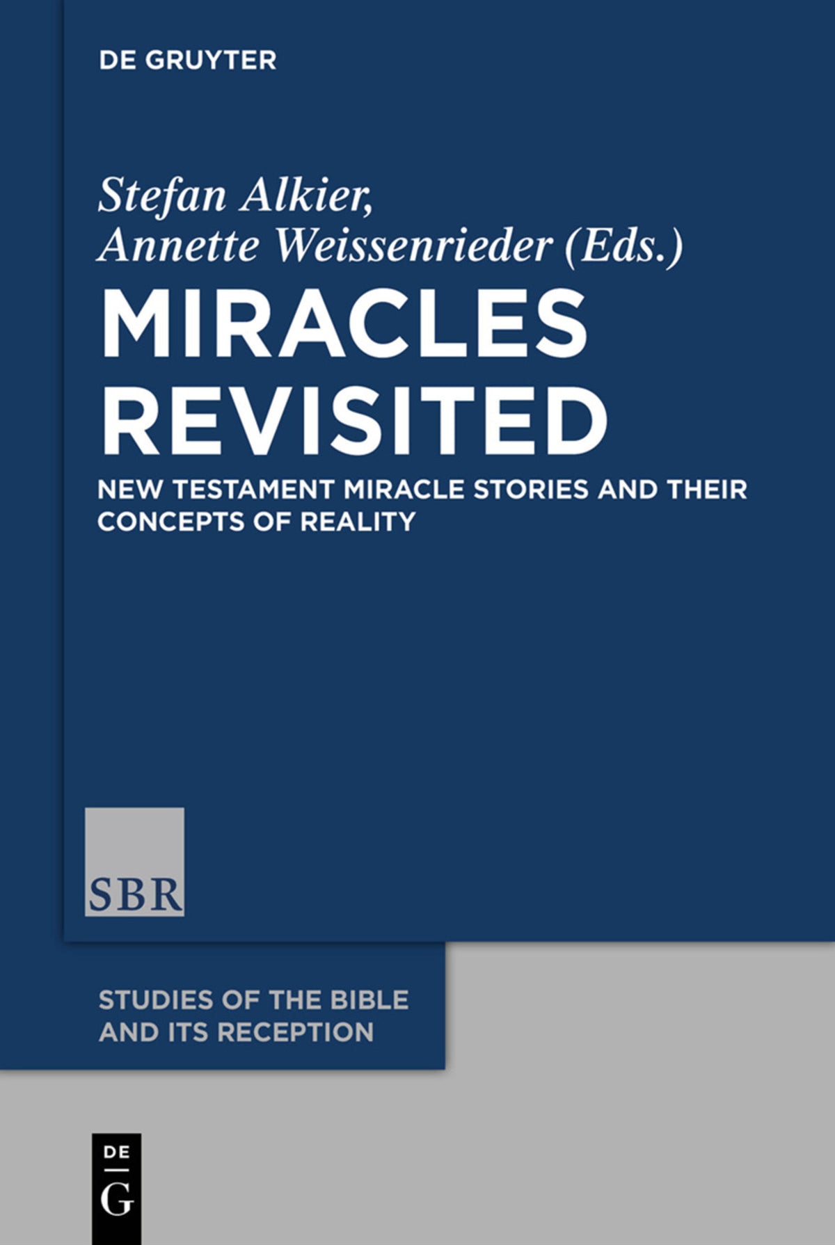 Cover image for Miracles Revisited ISBN 9783110487923