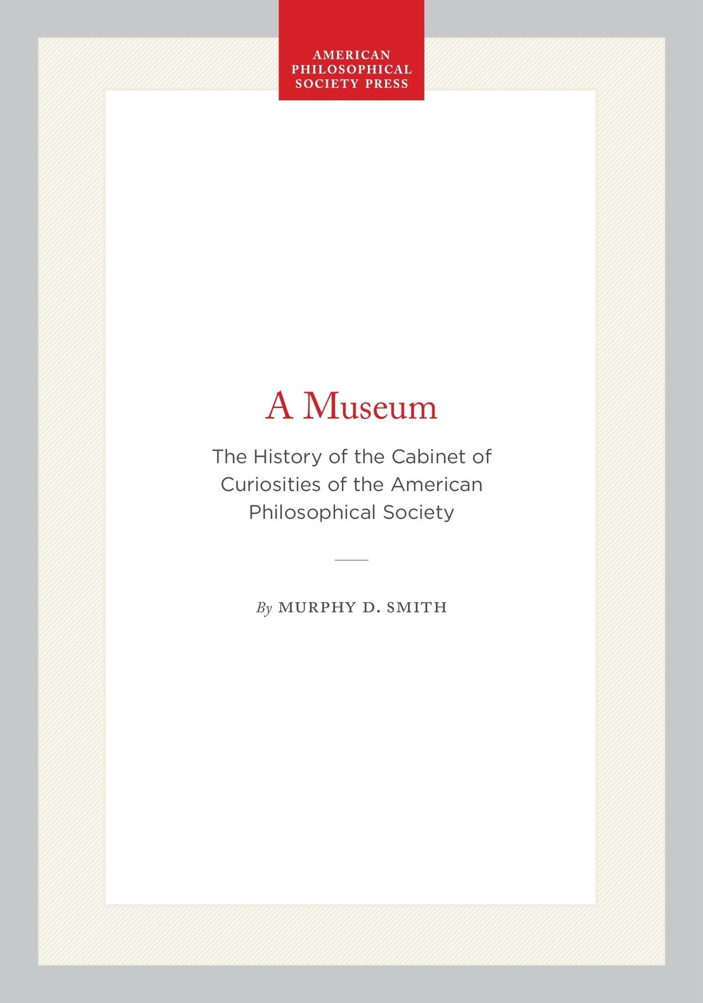 Cover image for A Museum ISBN 9780871690029