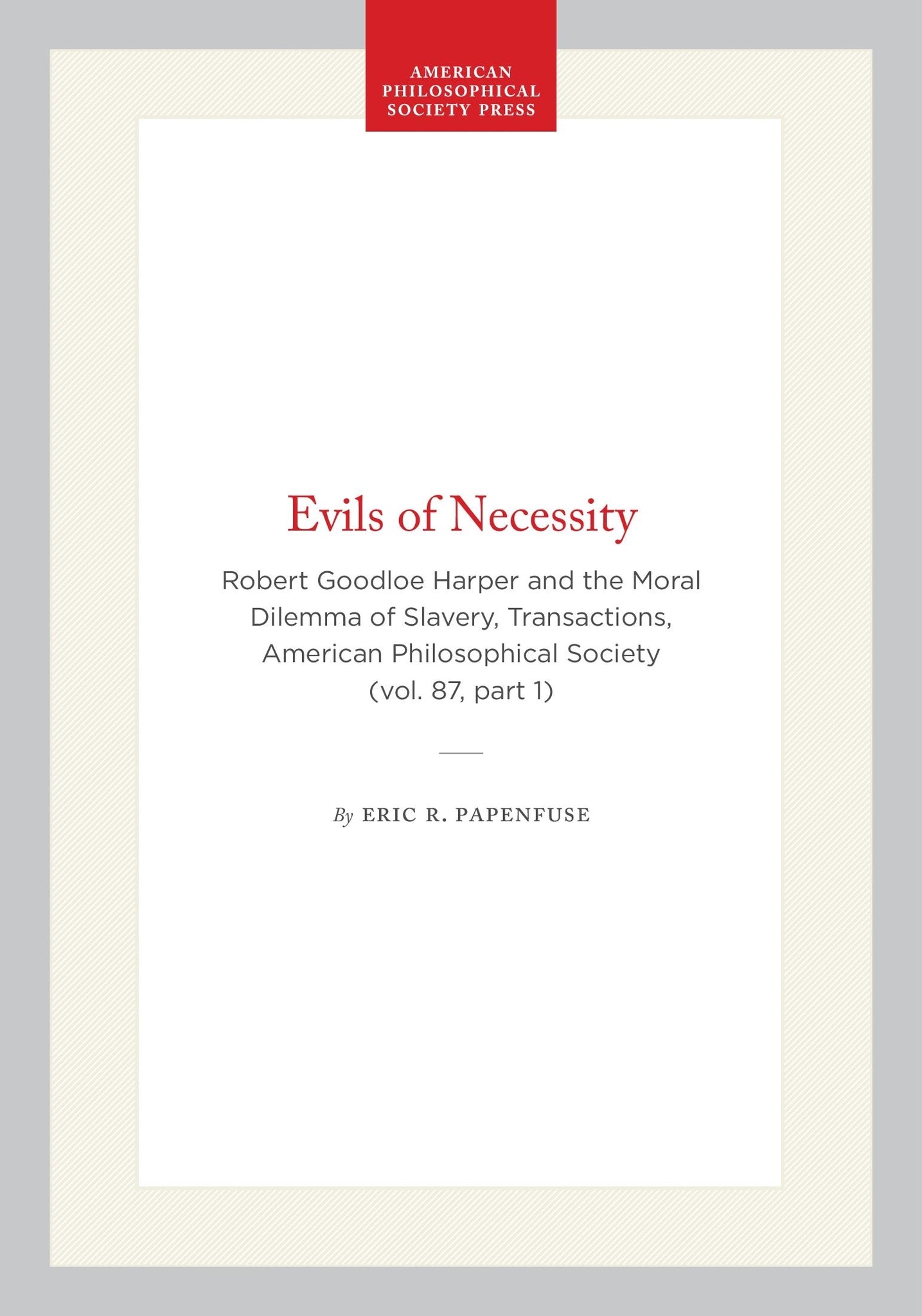 Evils of Necessity