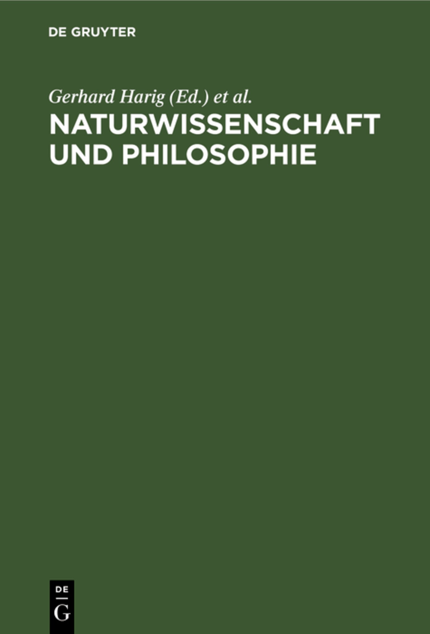 Naturwissenschaft und Philosophie