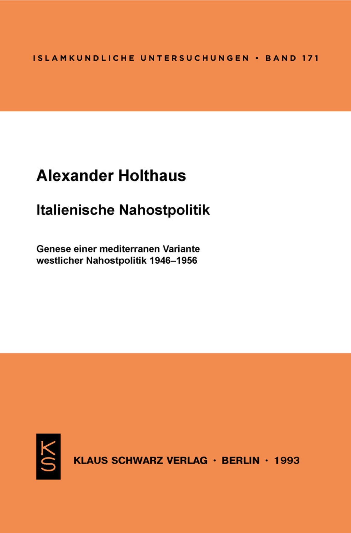 Italienische Nahostpolitik