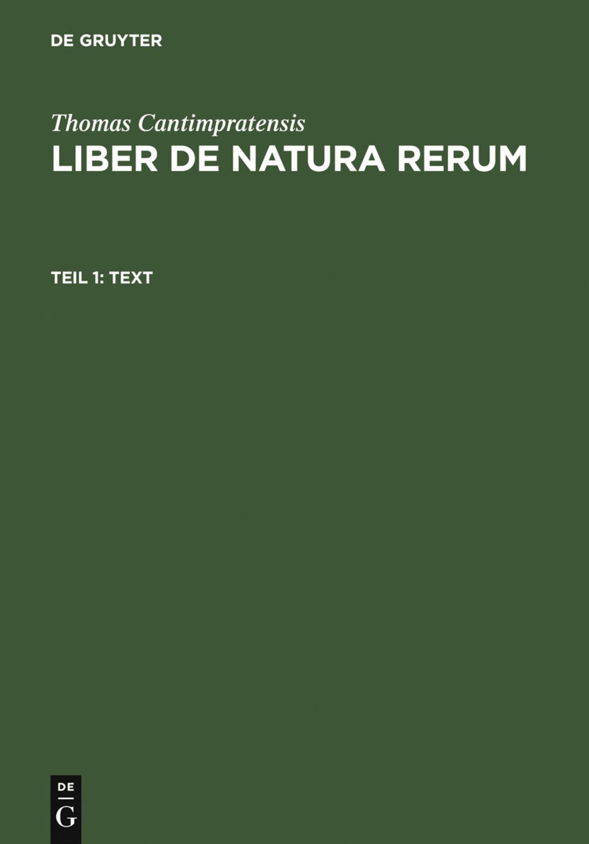 Cover image for Text ISBN 9783110037890