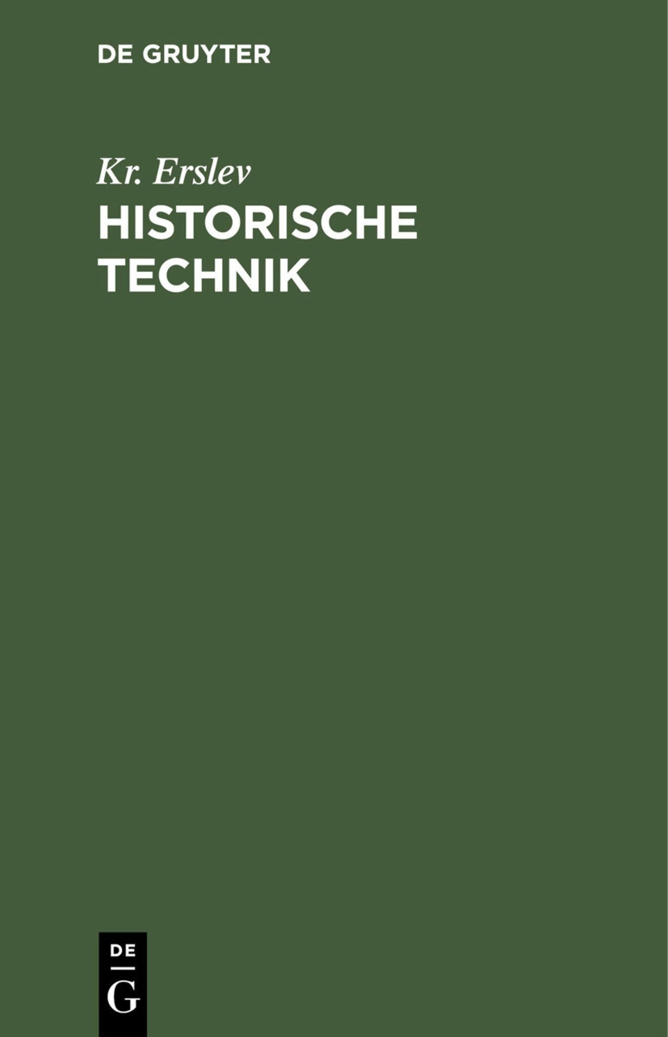 Historische Technik