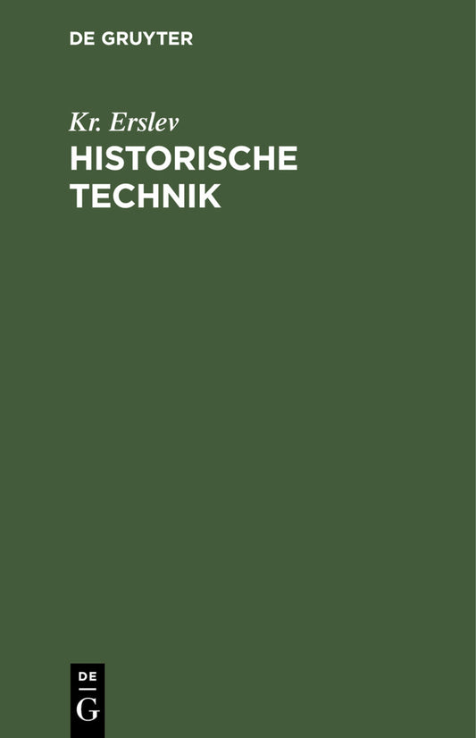 Historische Technik