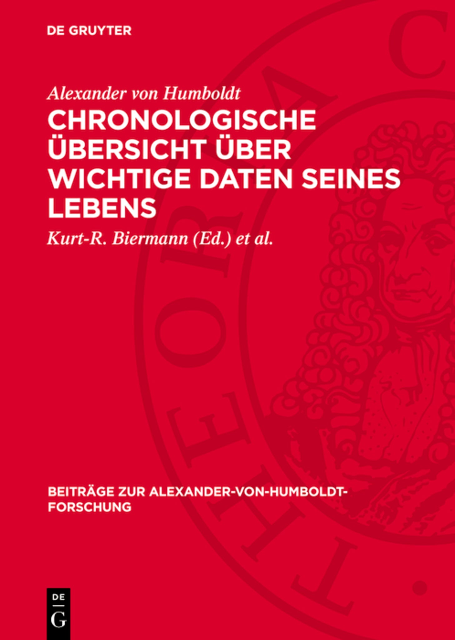 Chronologische Übersicht über wichtige Daten seines Lebens