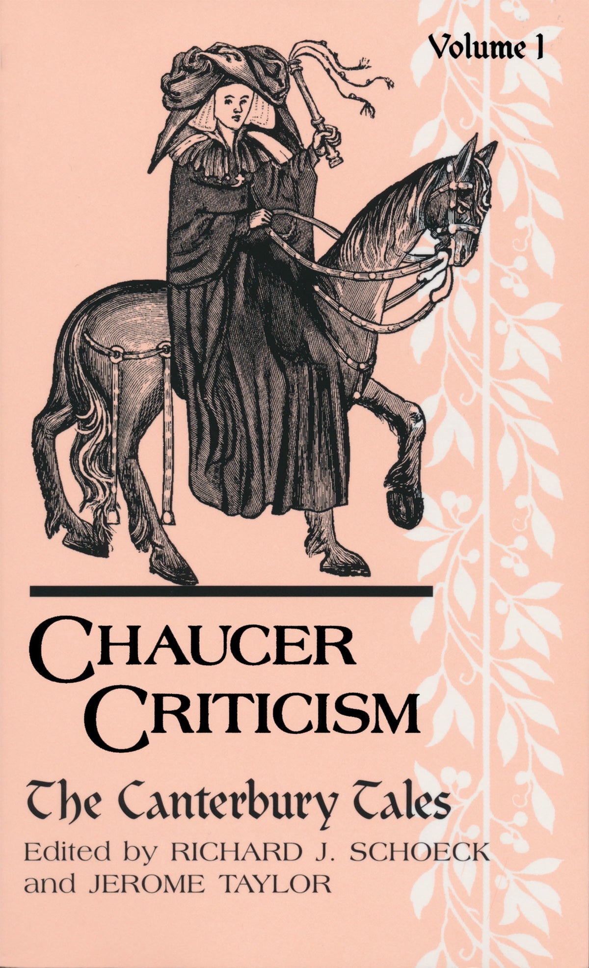 Cover image for Chaucer Criticism, Volume 1 ISBN 9780268000363