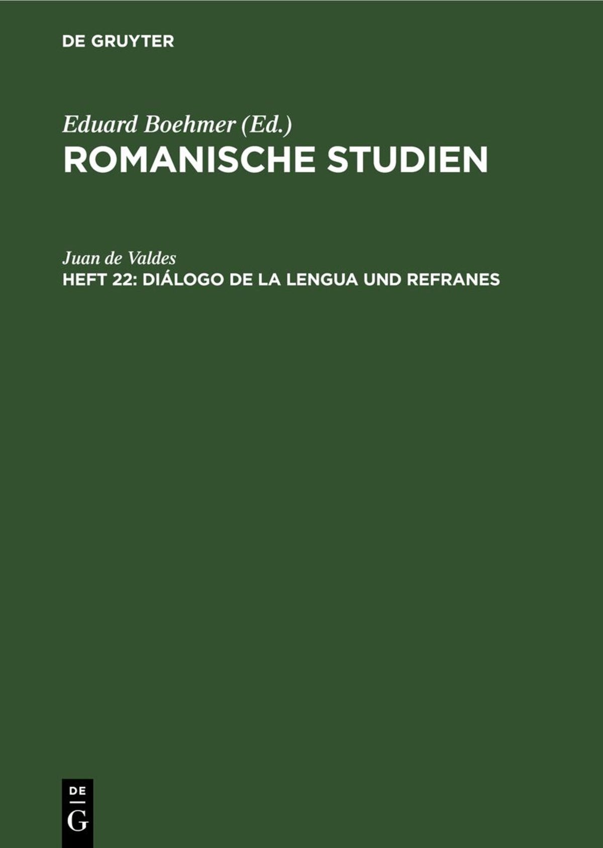 Diálogo de la lengua und Refranes