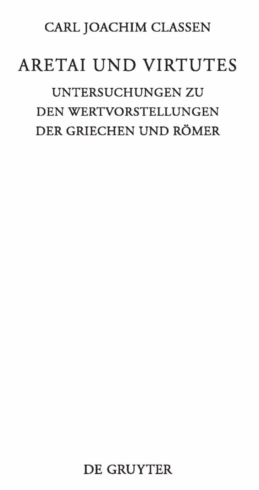 Aretai und Virtutes