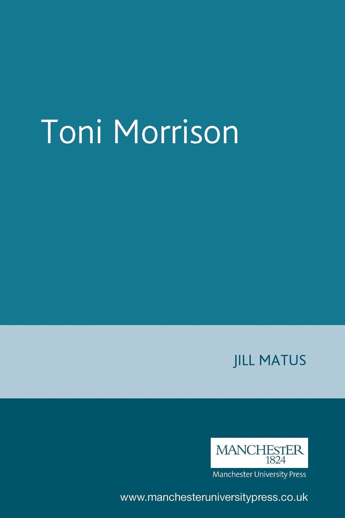Cover image for Toni Morrison ISBN 9780719044489