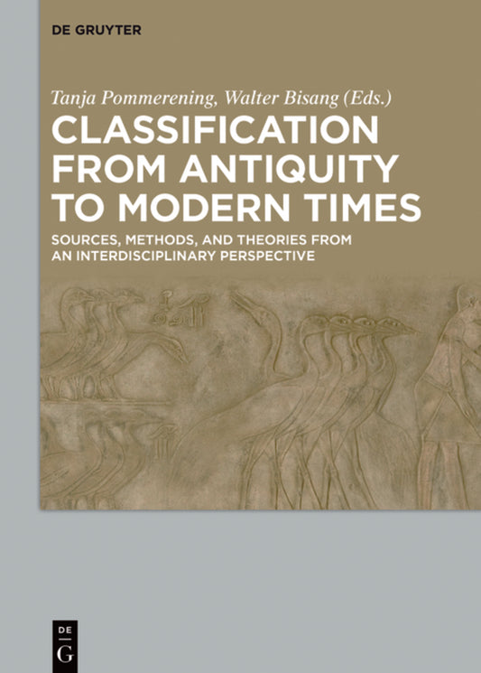 Classification from Antiquity to Modern Times