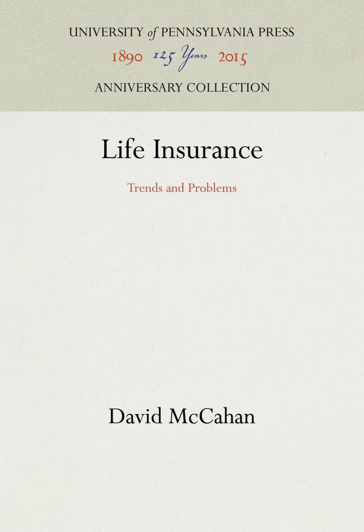 Cover image for Life Insurance ISBN 9781512813135