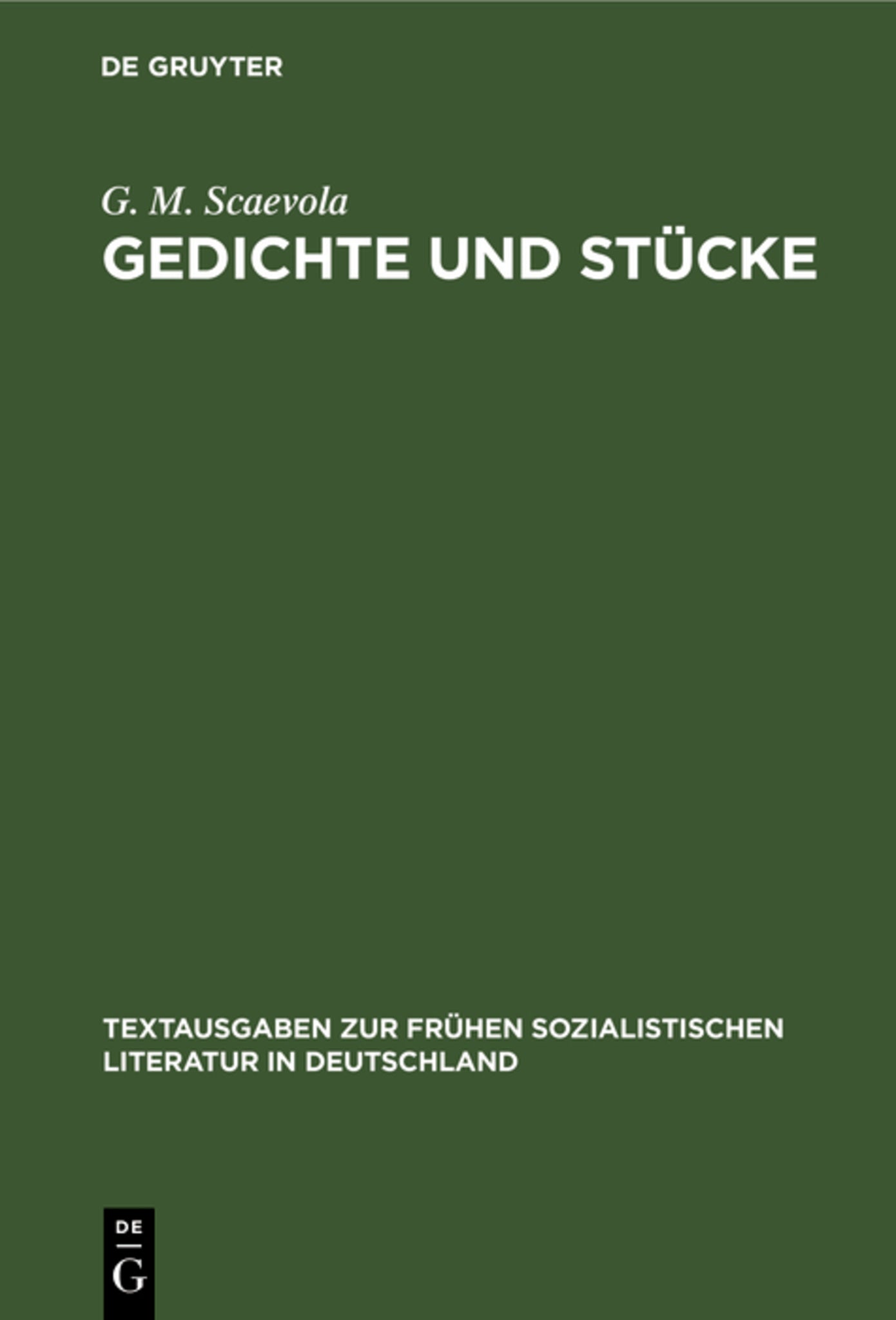Gedichte und Stücke