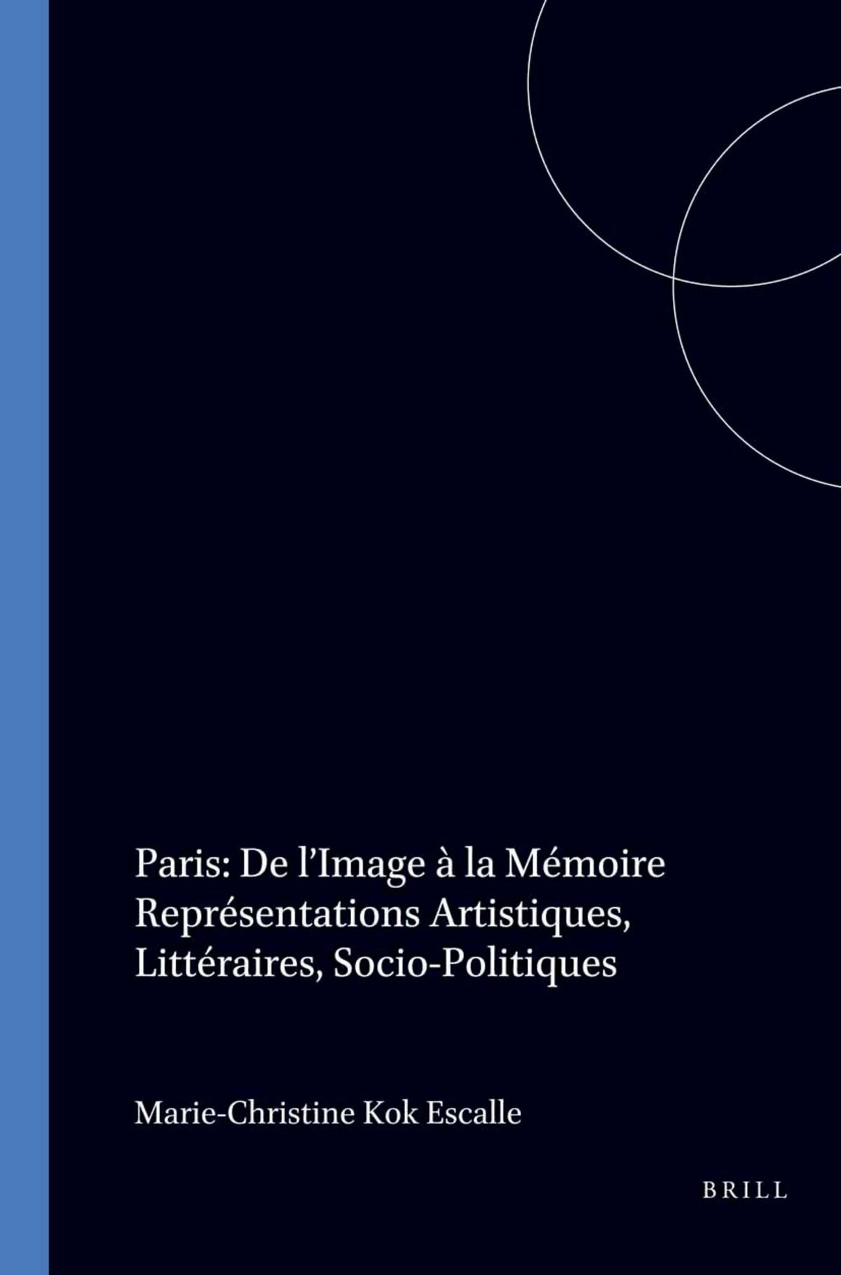 Cover image for Paris: De l'image à la mémoire ISBN 9789042000490