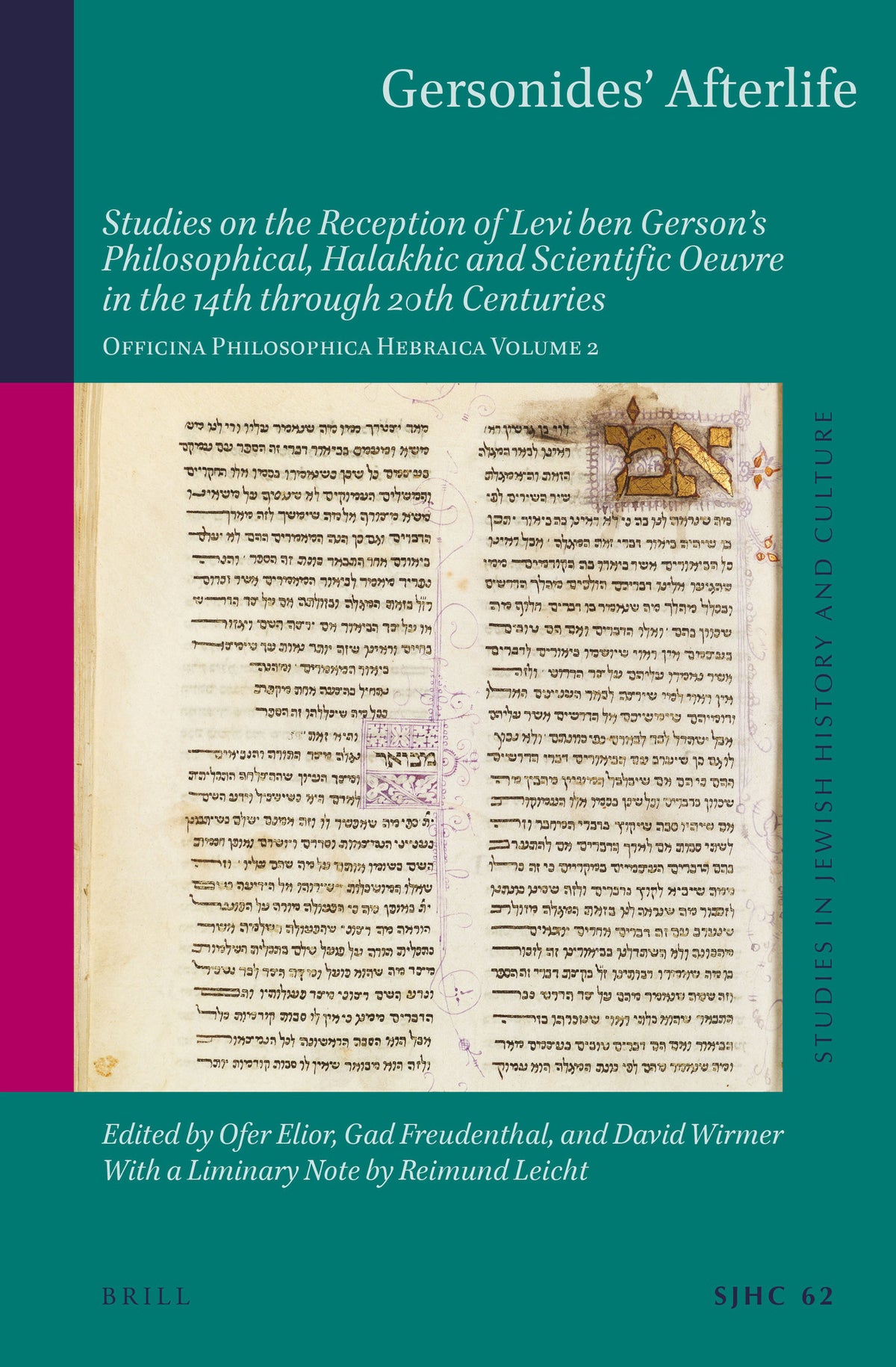 Cover image for Gersonides' Afterlife ISBN 9789004425279