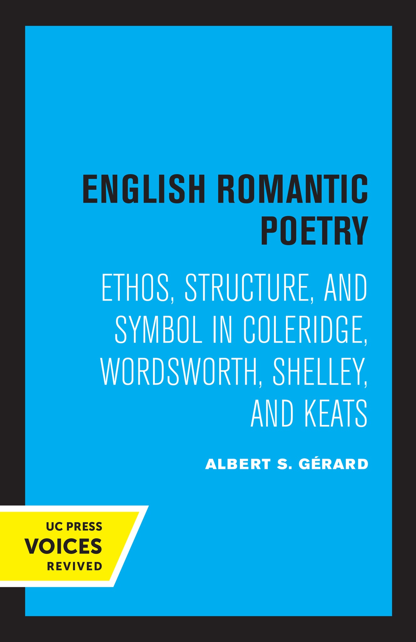 Cover image for English Romantic Poetry ISBN 9780520348790