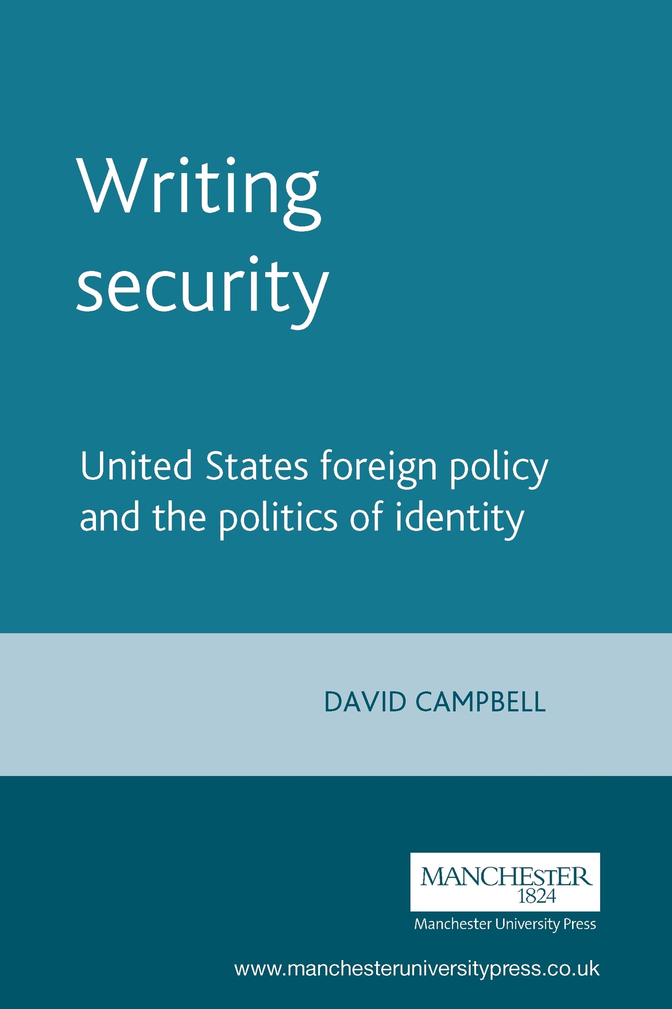Cover image for Writing security ISBN 9780719055492