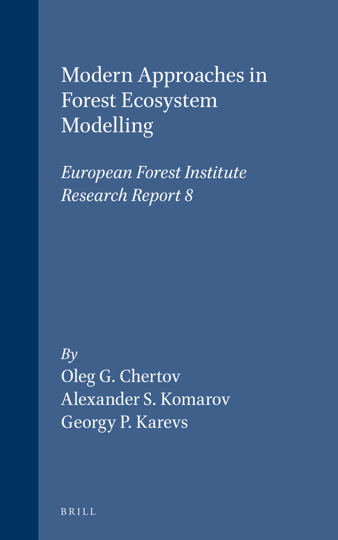 Cover image for Modern Approaches in Forest Ecosystem Modelling ISBN 9789004114159