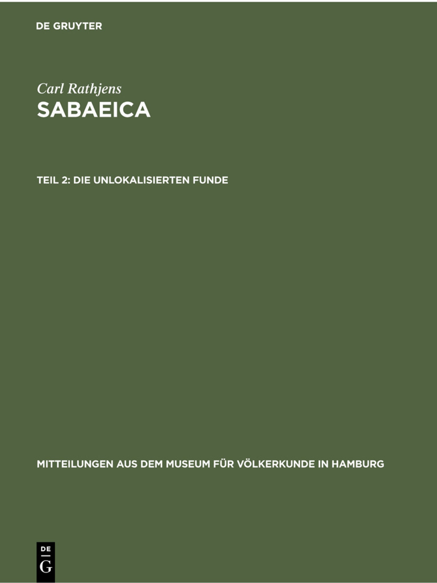 Die unlokalisierten Funde