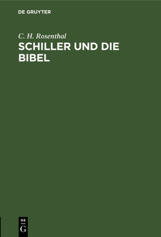 Schiller und die Bibel
