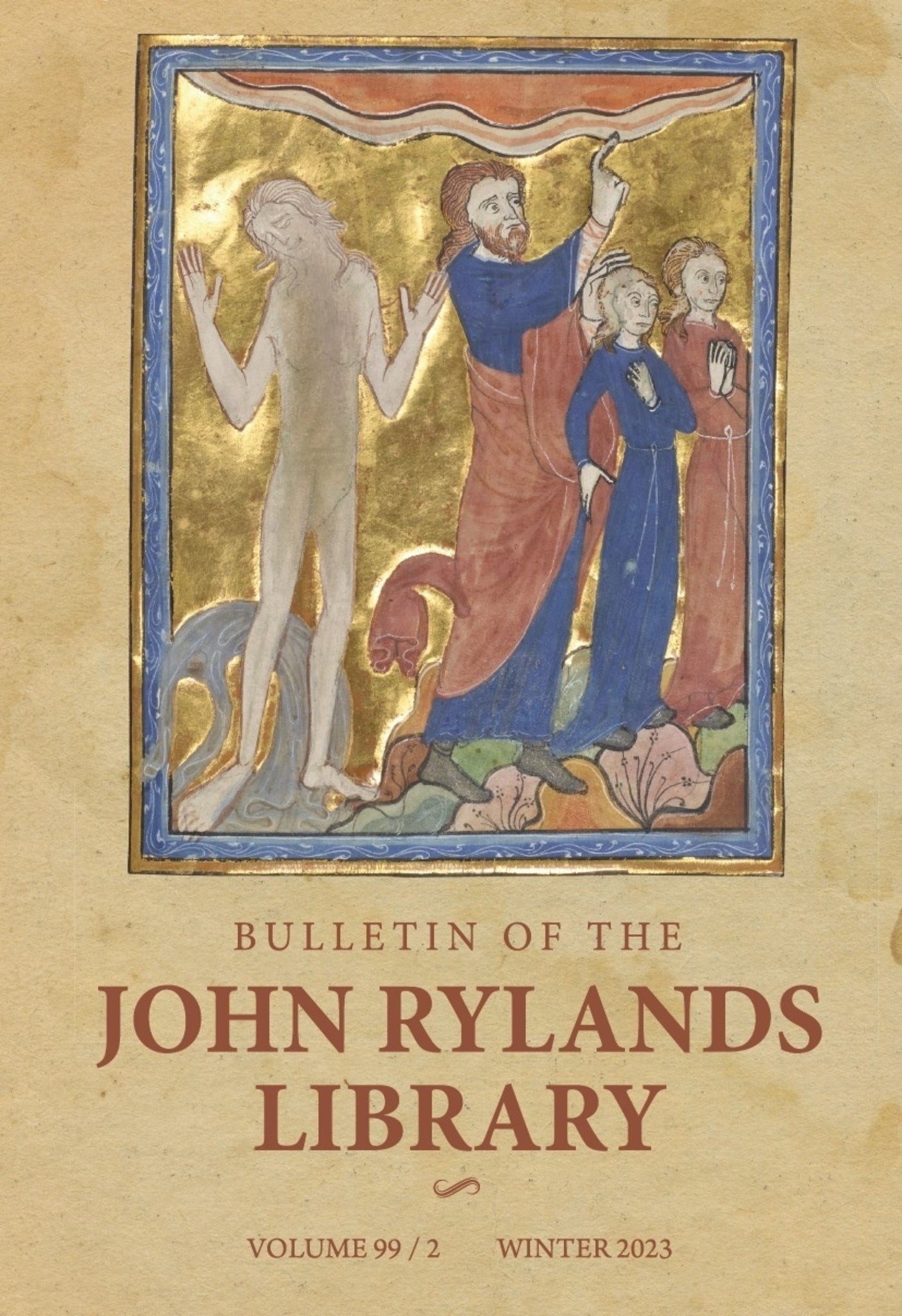 Cover image for Bulletin of the John Rylands Library 99/2 ISBN 9781526178503