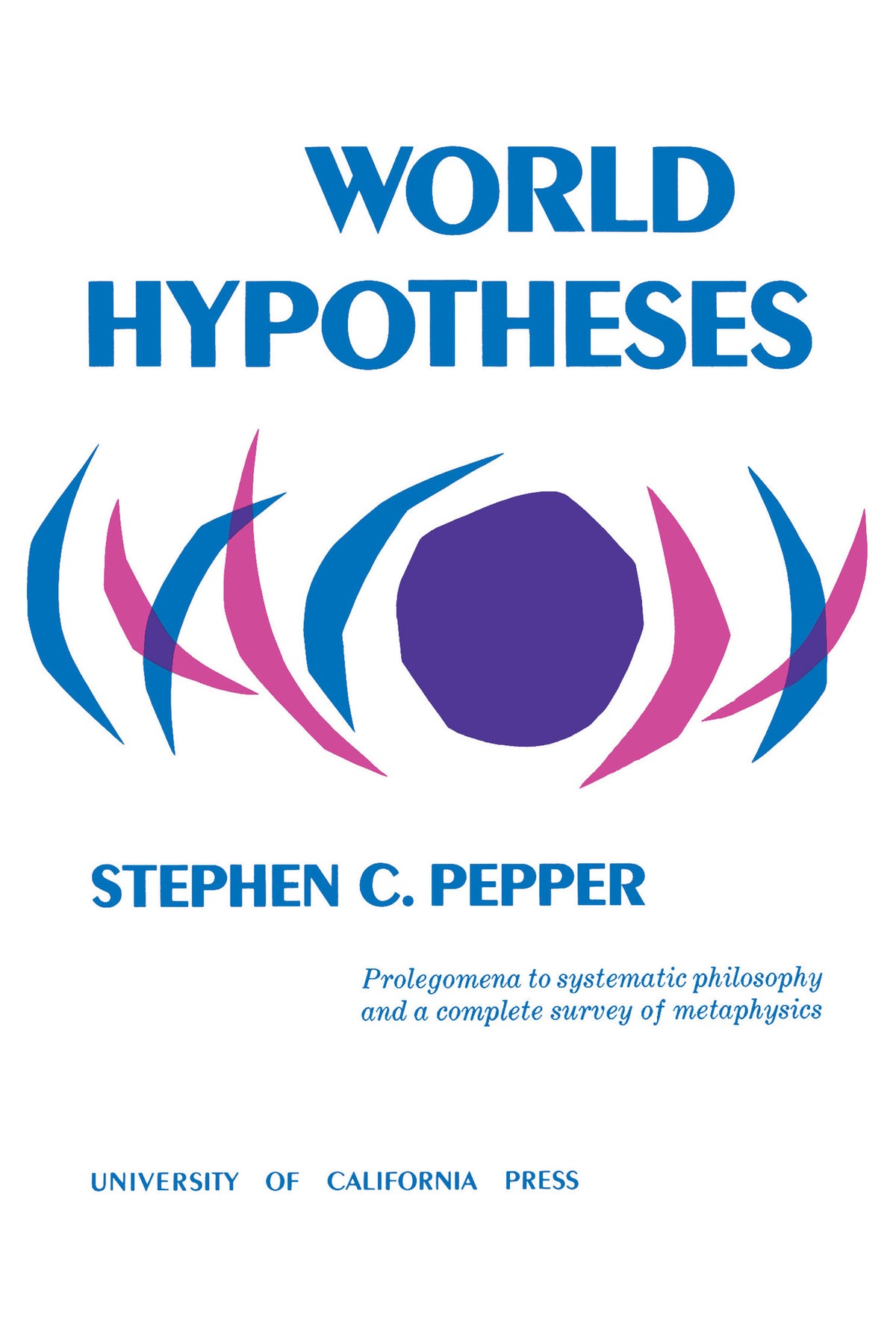 Cover image for World Hypotheses ISBN 9780520341869
