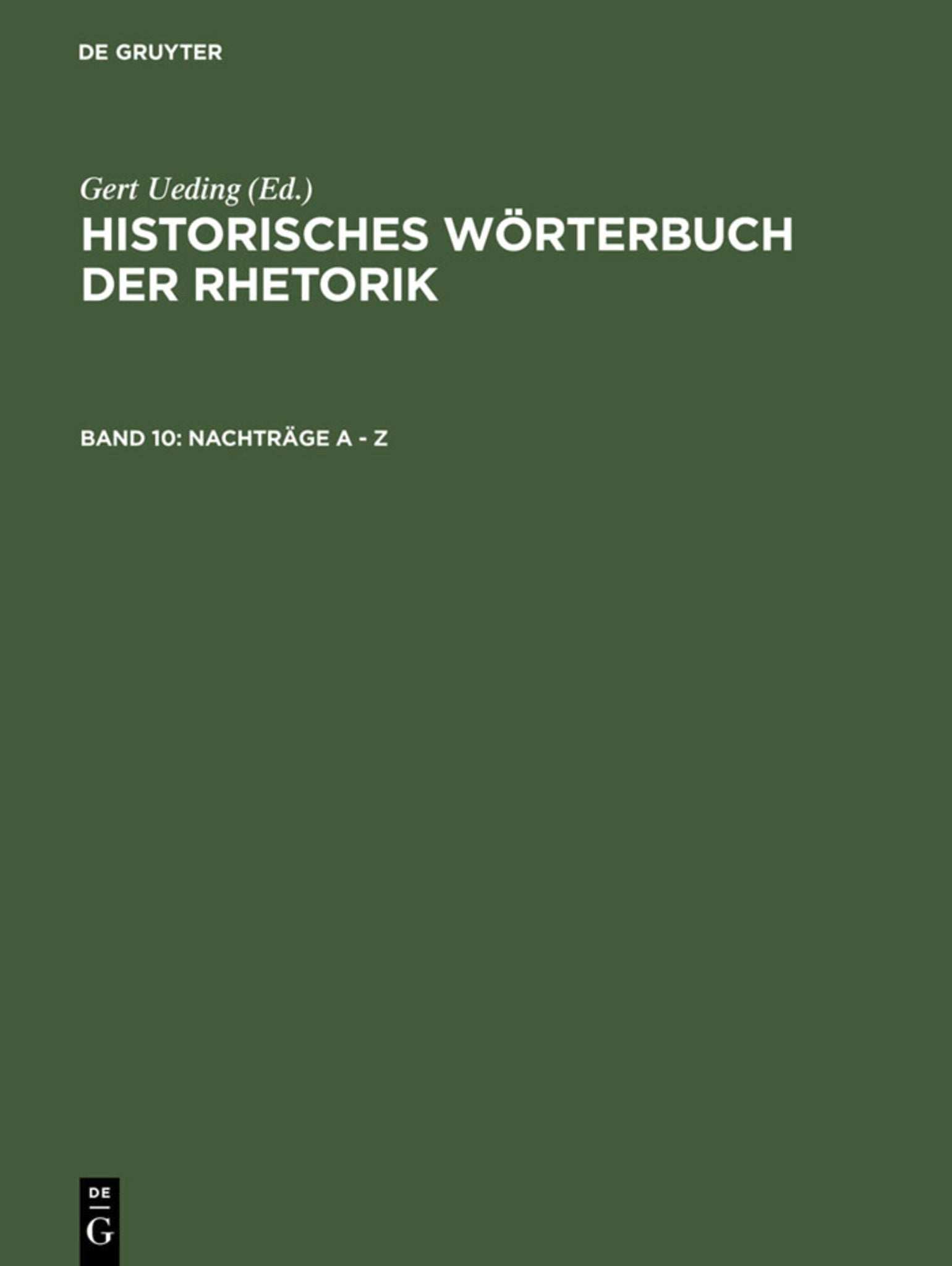 Nachträge A - Z