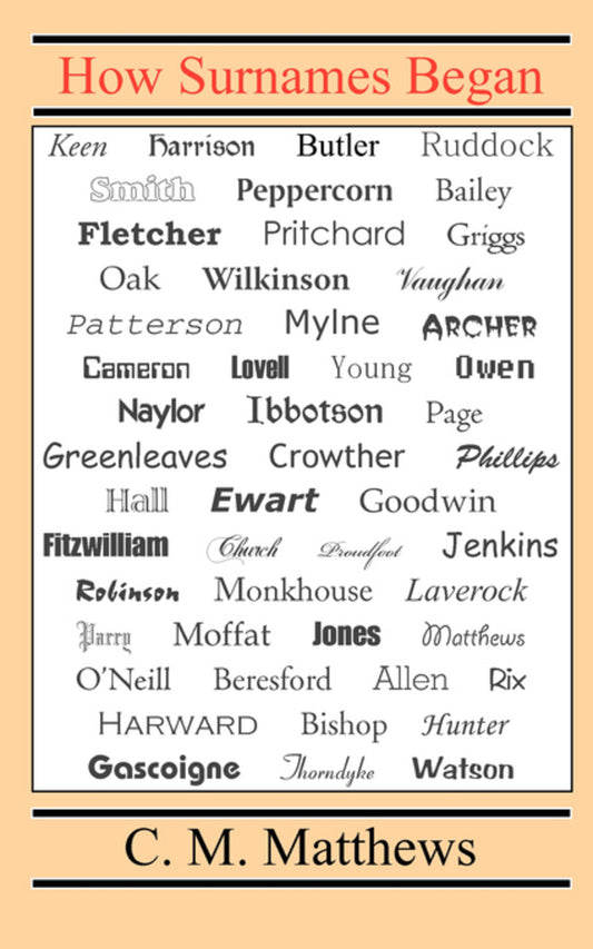 How Surnames Began