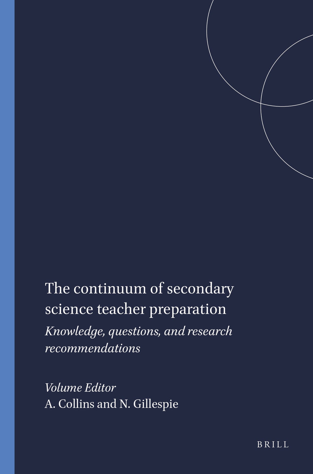Cover image for The continuum of secondary science teacher preparation ISBN 9789087908027