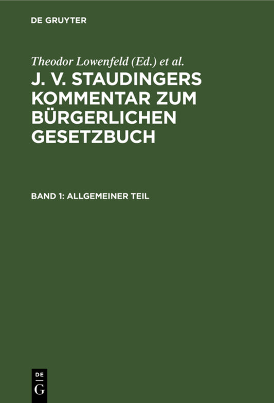 Allgemeiner Teil