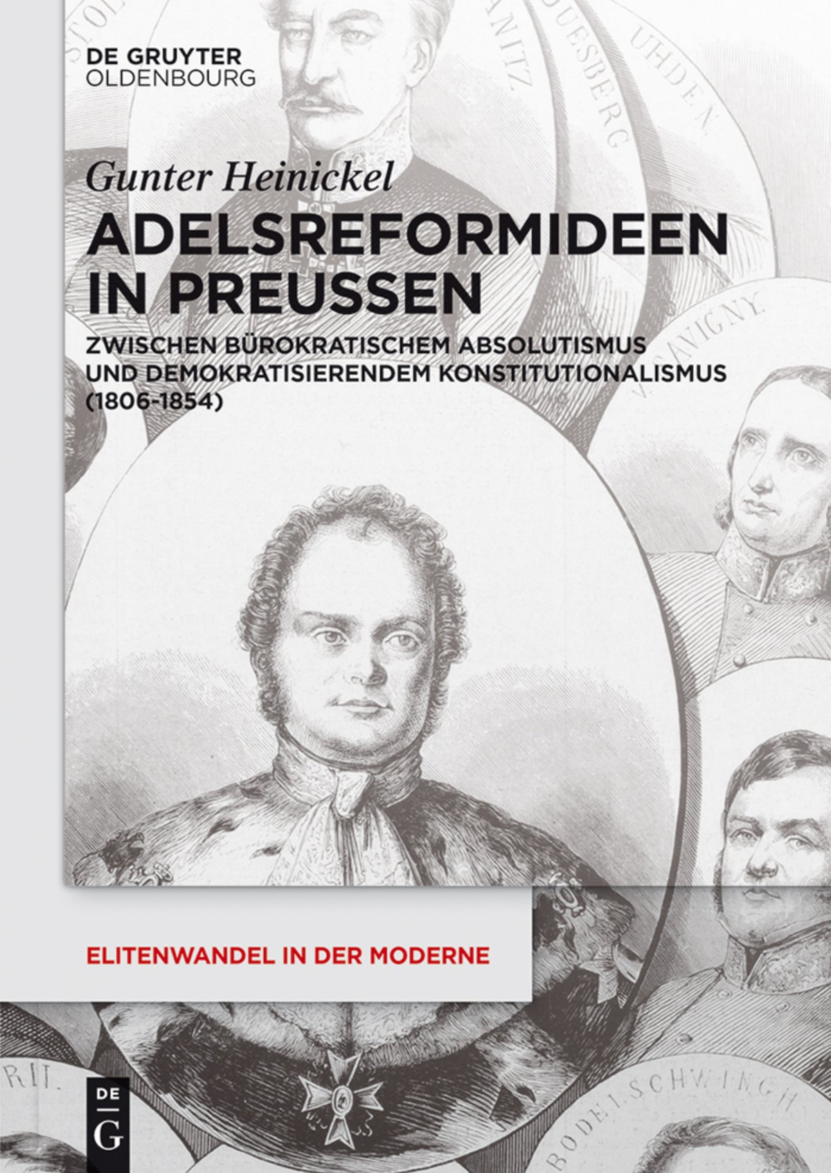 Cover image for Adelsreformideen in Preußen ISBN 9783050051604