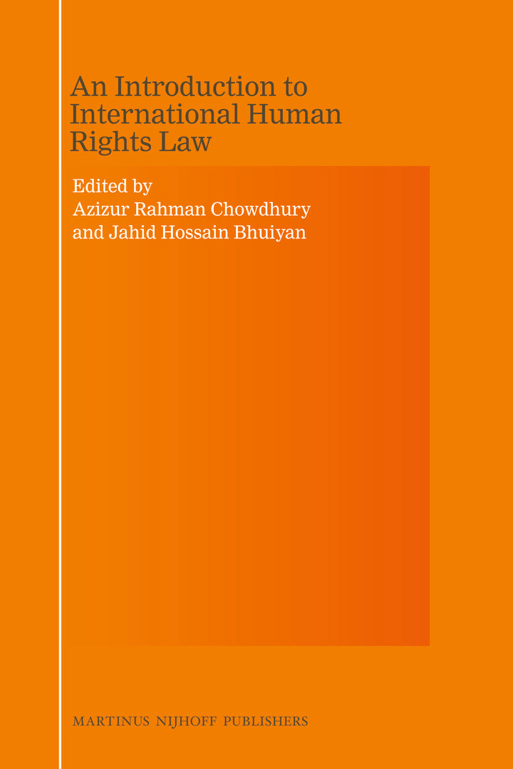 Cover image for An Introduction to International Human Rights Law ISBN 9789004179721