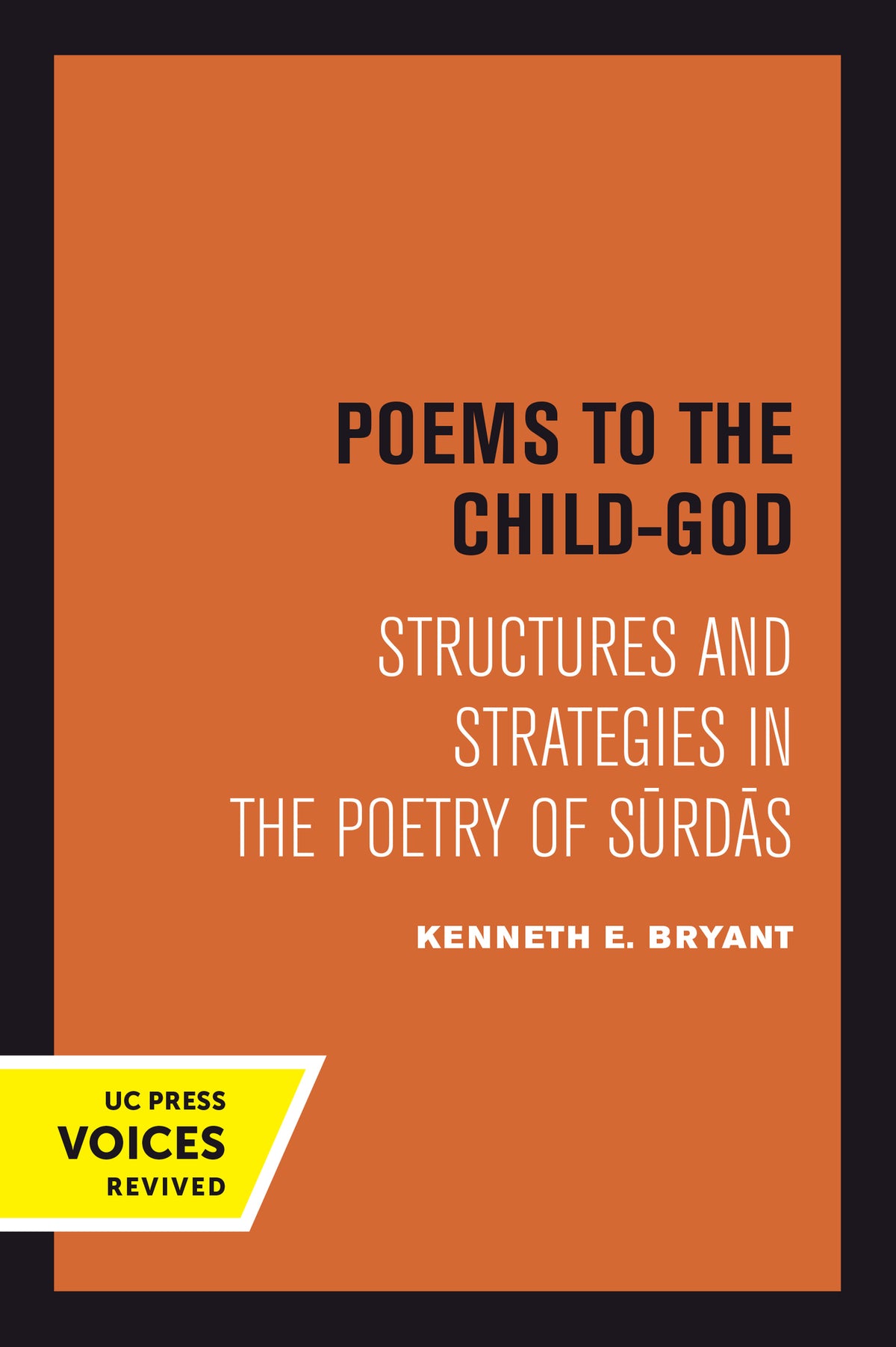 Cover image for Poems to the Child-God ISBN 9780520302853