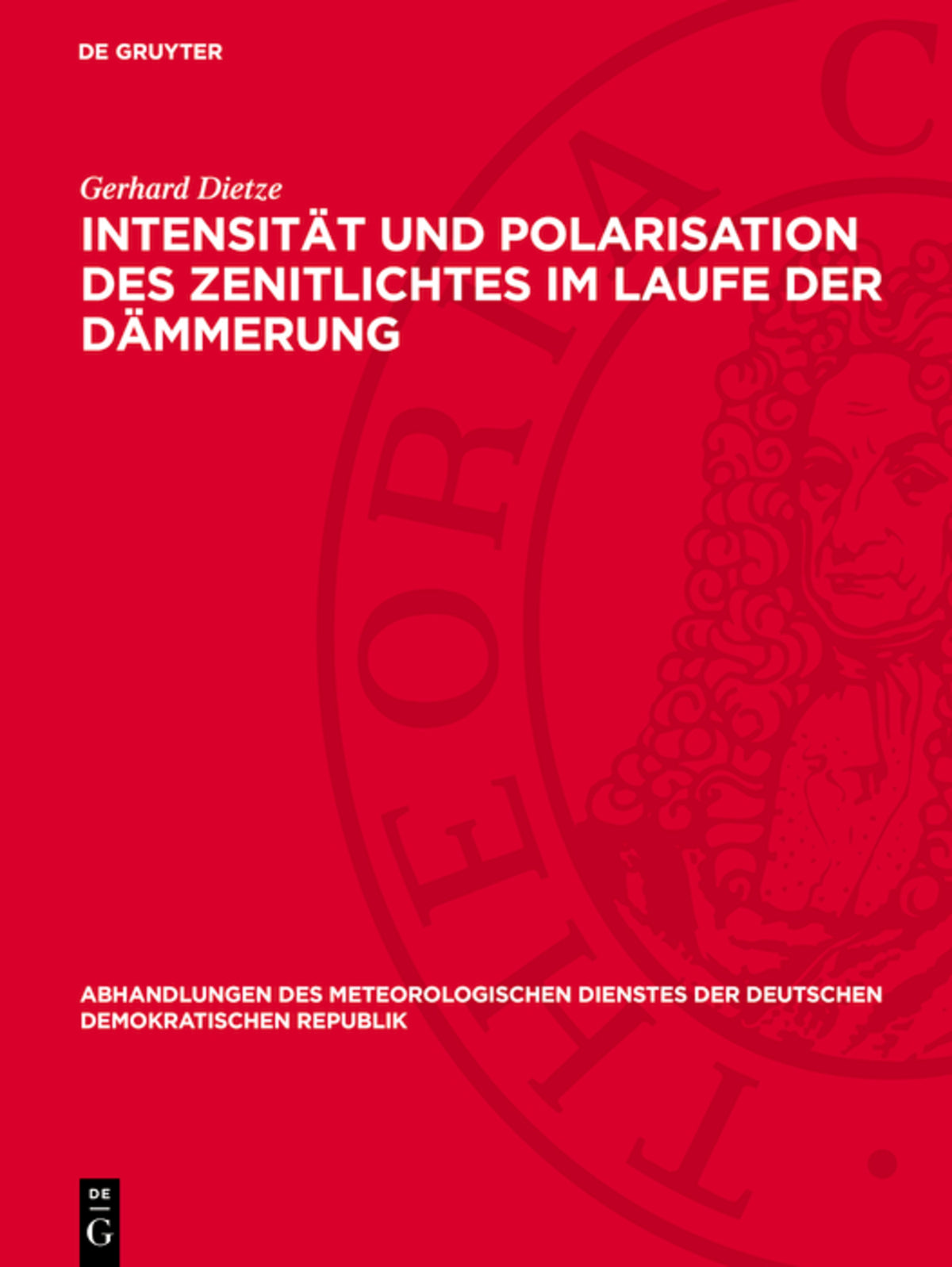 Intensität und Polarisation des Zenitlichtes im Laufe der Dämmerung