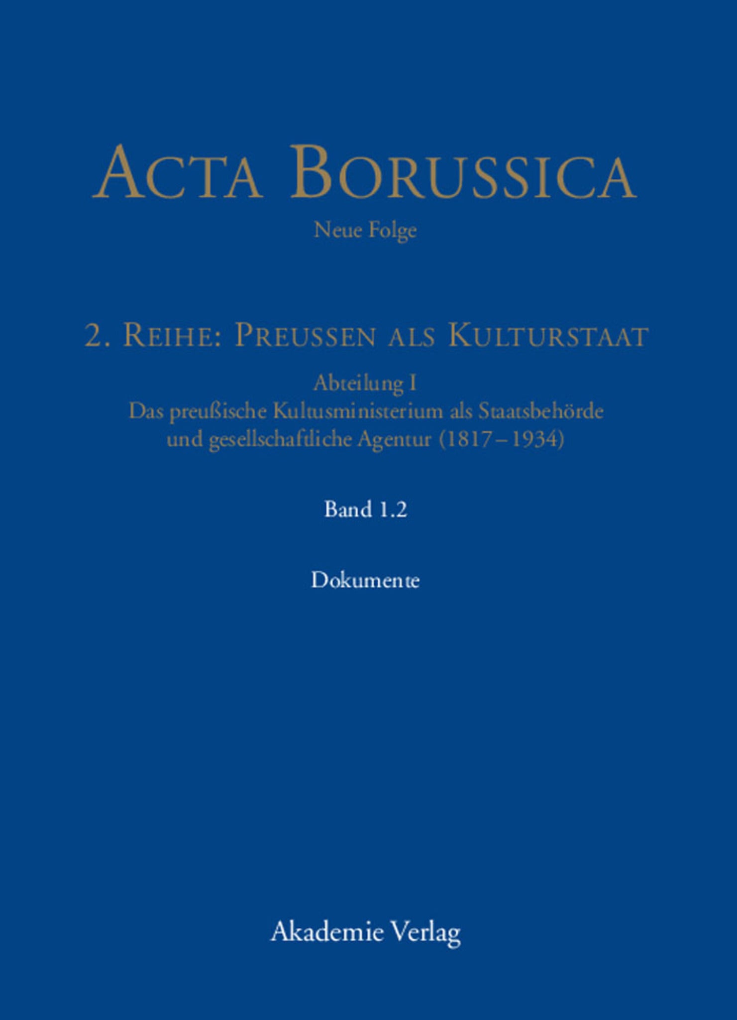 Die Behörde und ihr höheres Personal – Dokumente
