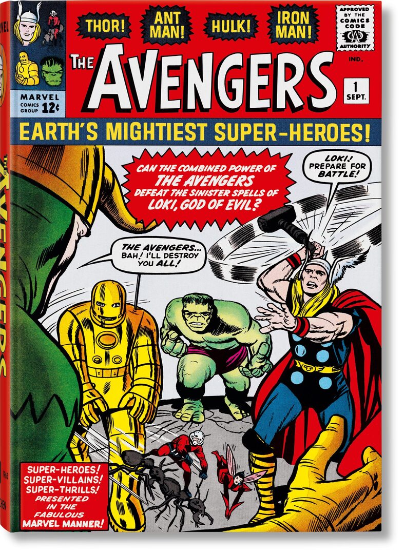 Cover image for Marvel Comics Library. Avengers. Vol. 1. 1963–1965 ISBN 9783836582346