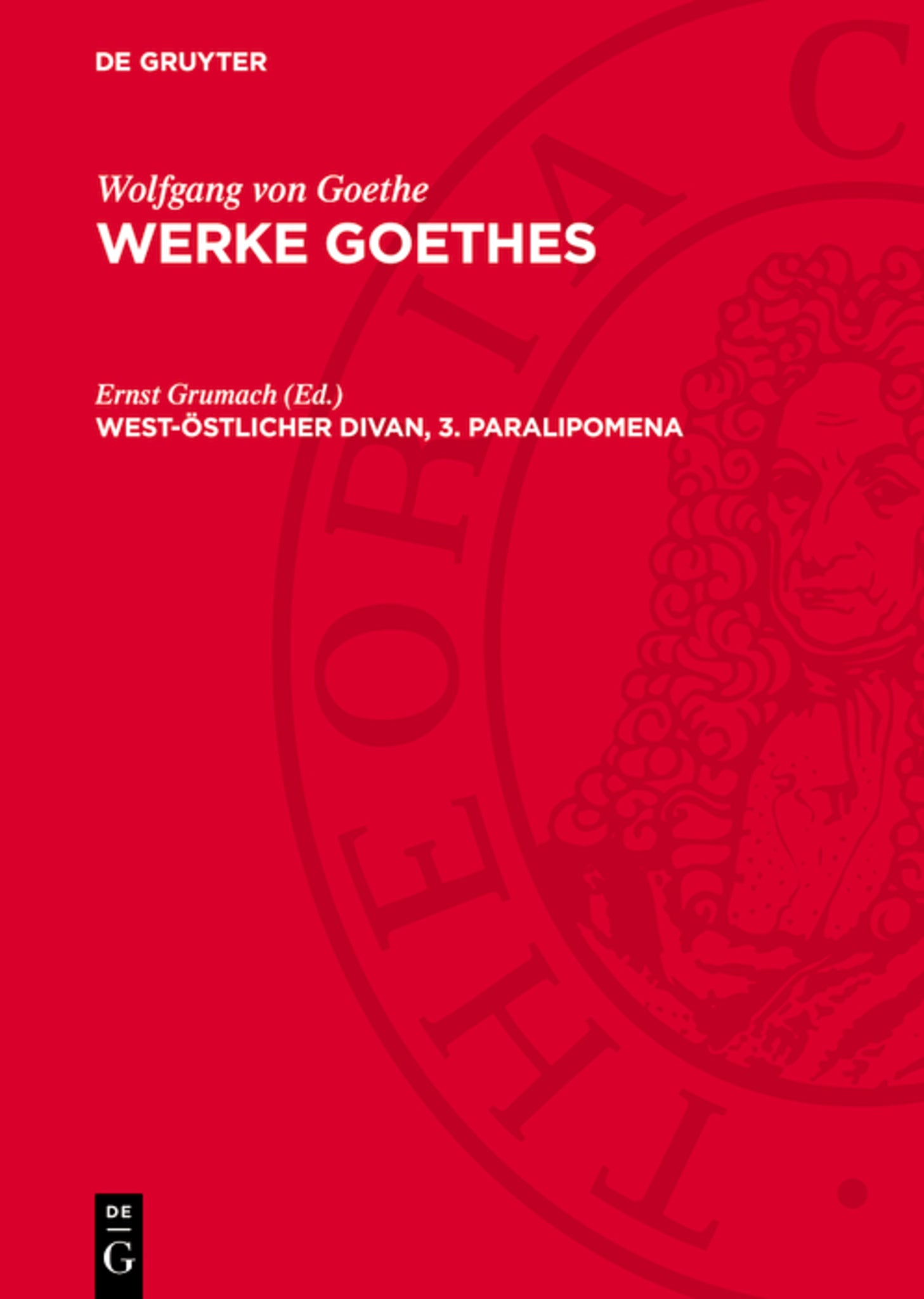 West-Östlicher Divan, 3. Paralipomena