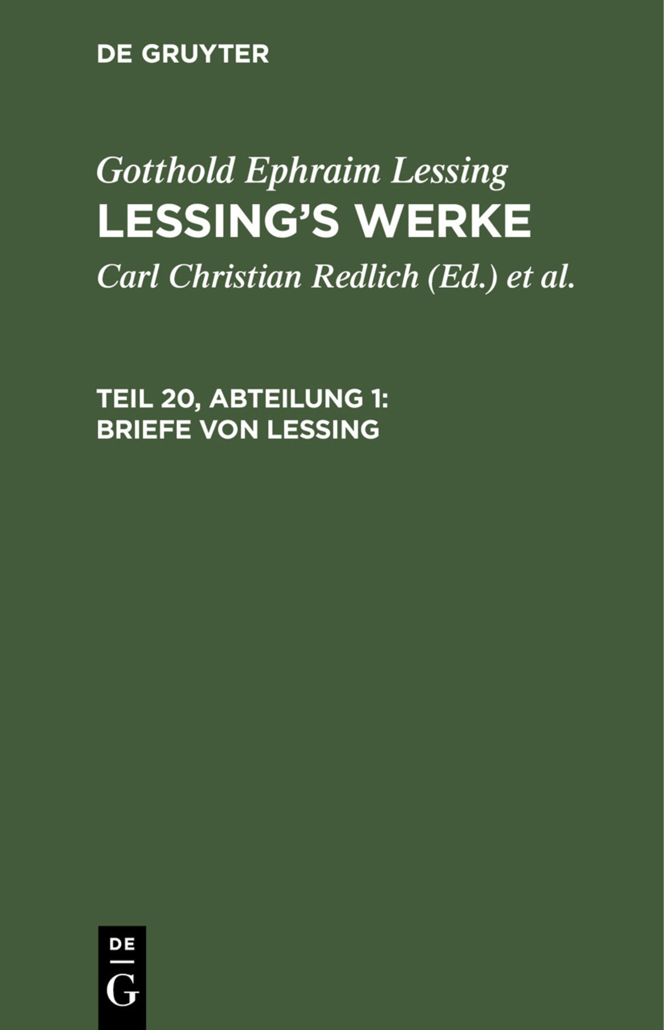 Briefe von Lessing
