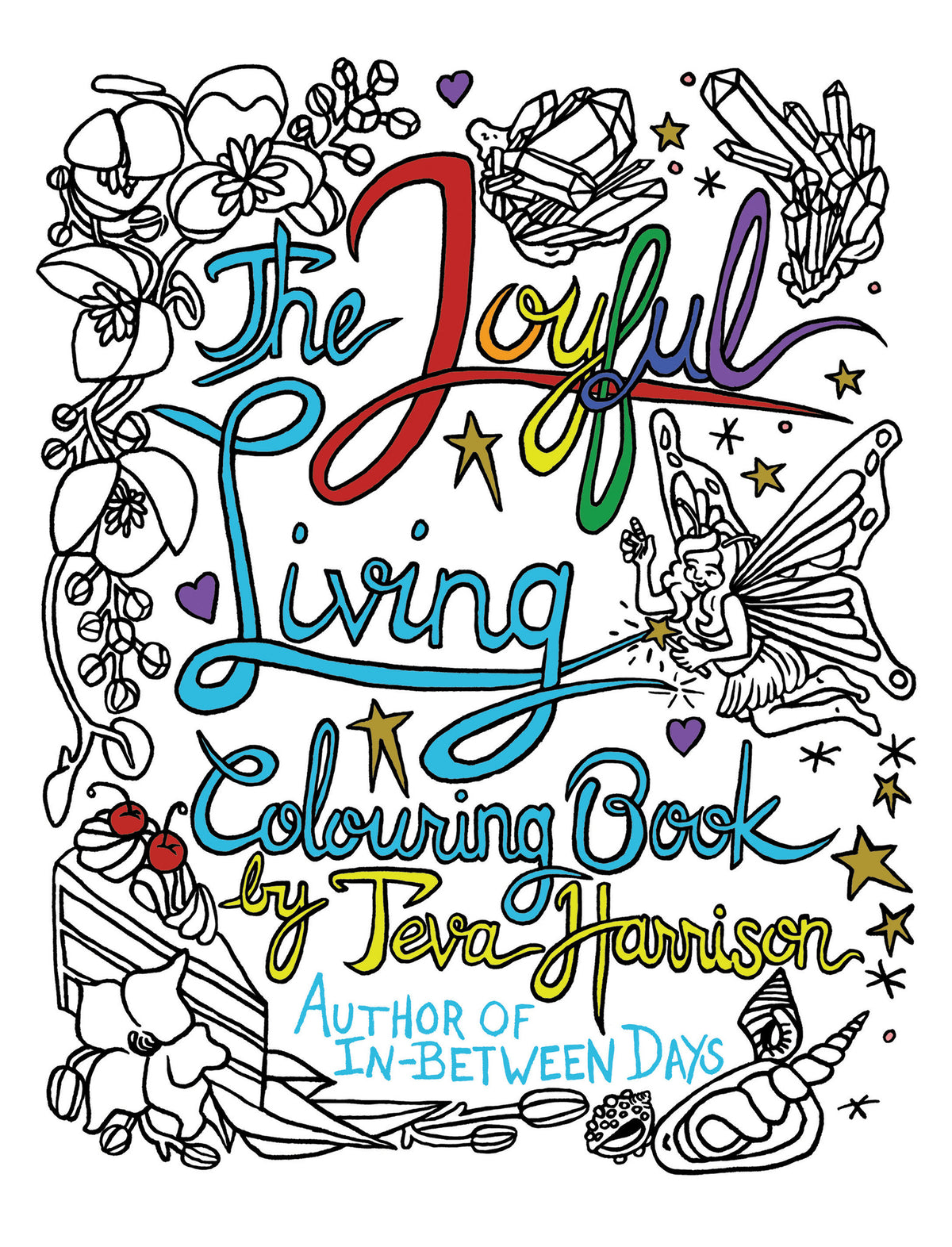 Cover image for The Joyful Living Colouring Book ISBN 9781487001896