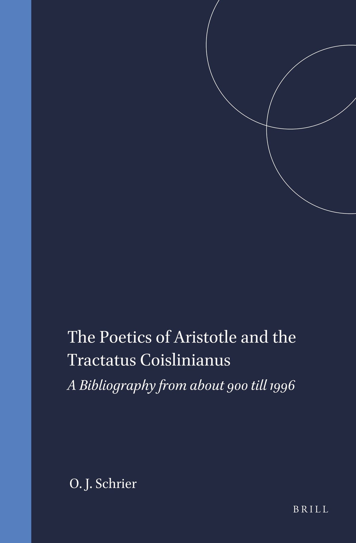 Cover image for The Poetics of Aristotle and the Tractatus Coislinianus ISBN 9789004111325