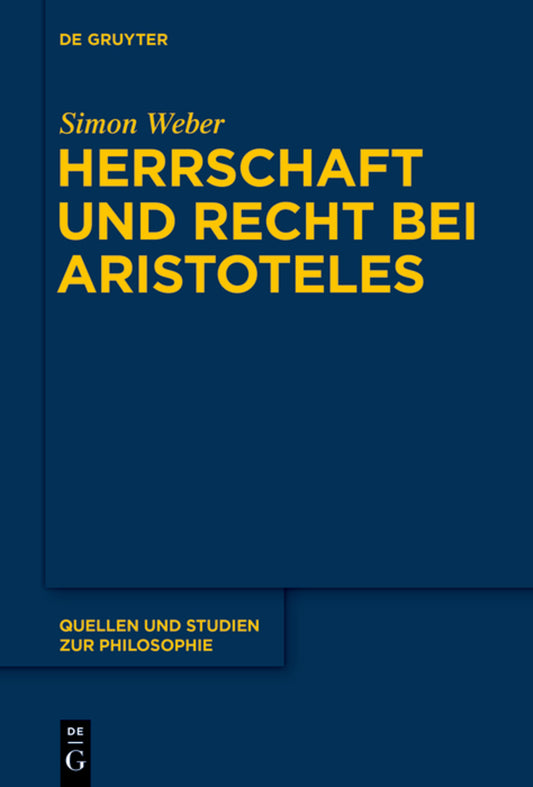 Herrschaft und Recht bei Aristoteles