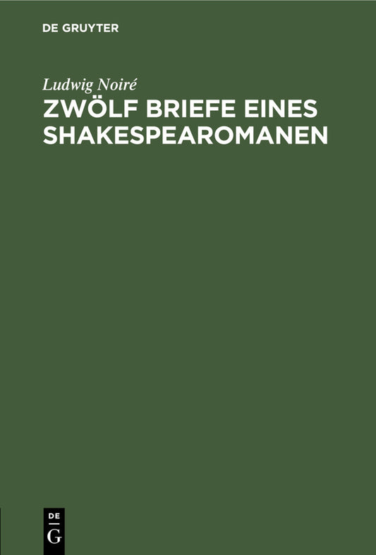 Zwölf Briefe eines Shakespearomanen