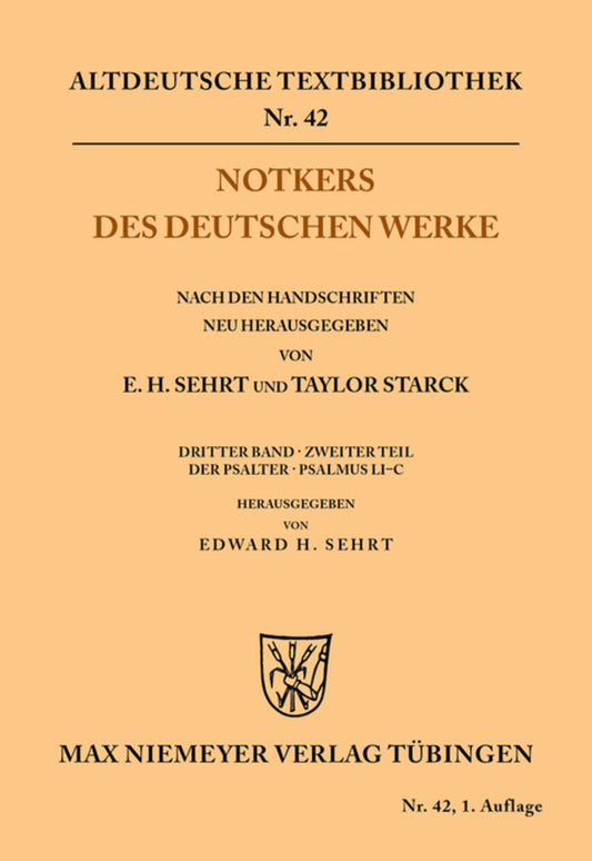 Notkers des Deutschen Werke