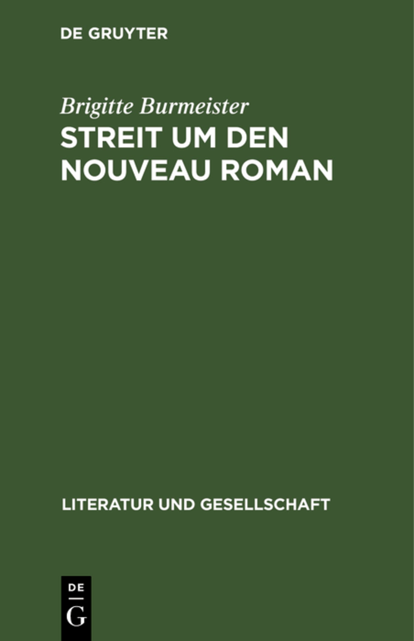 Streit um den Nouveau Roman