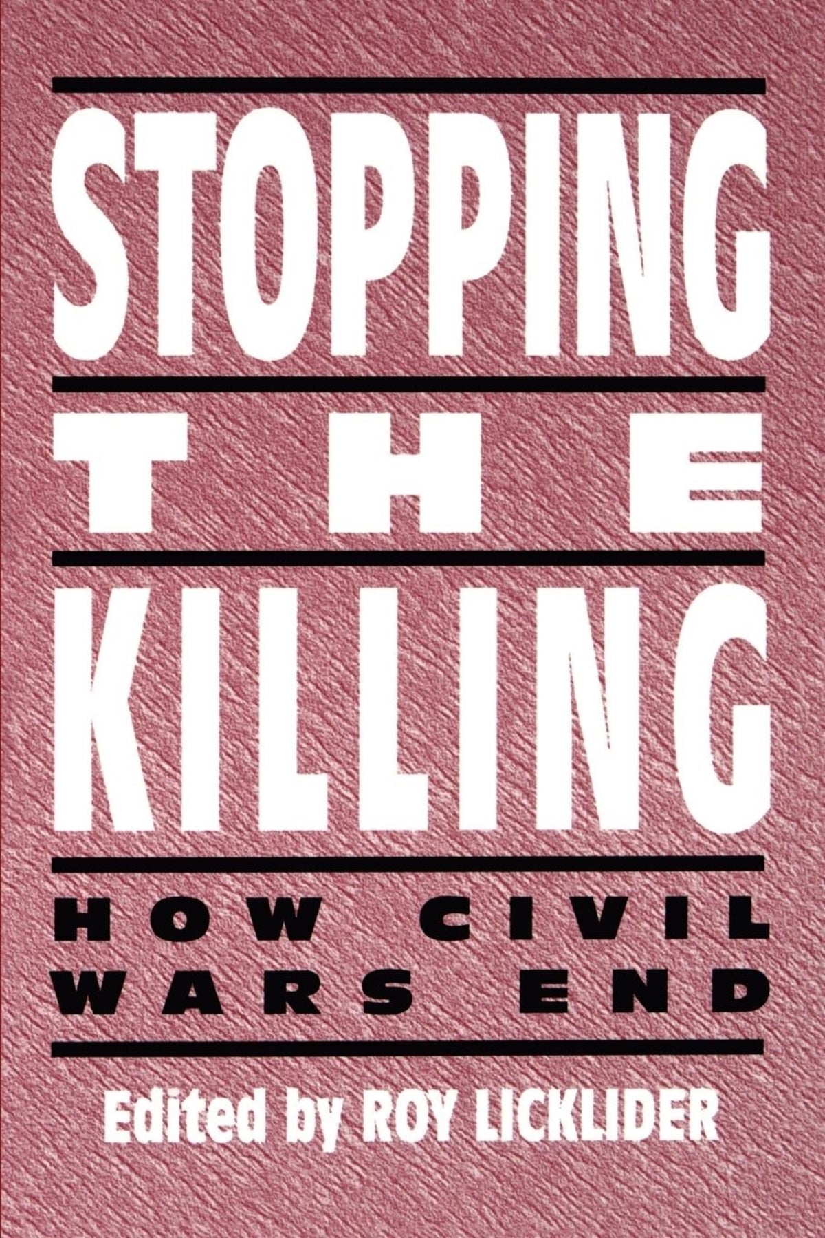 Cover image for Stopping the Killing ISBN 9780814752722
