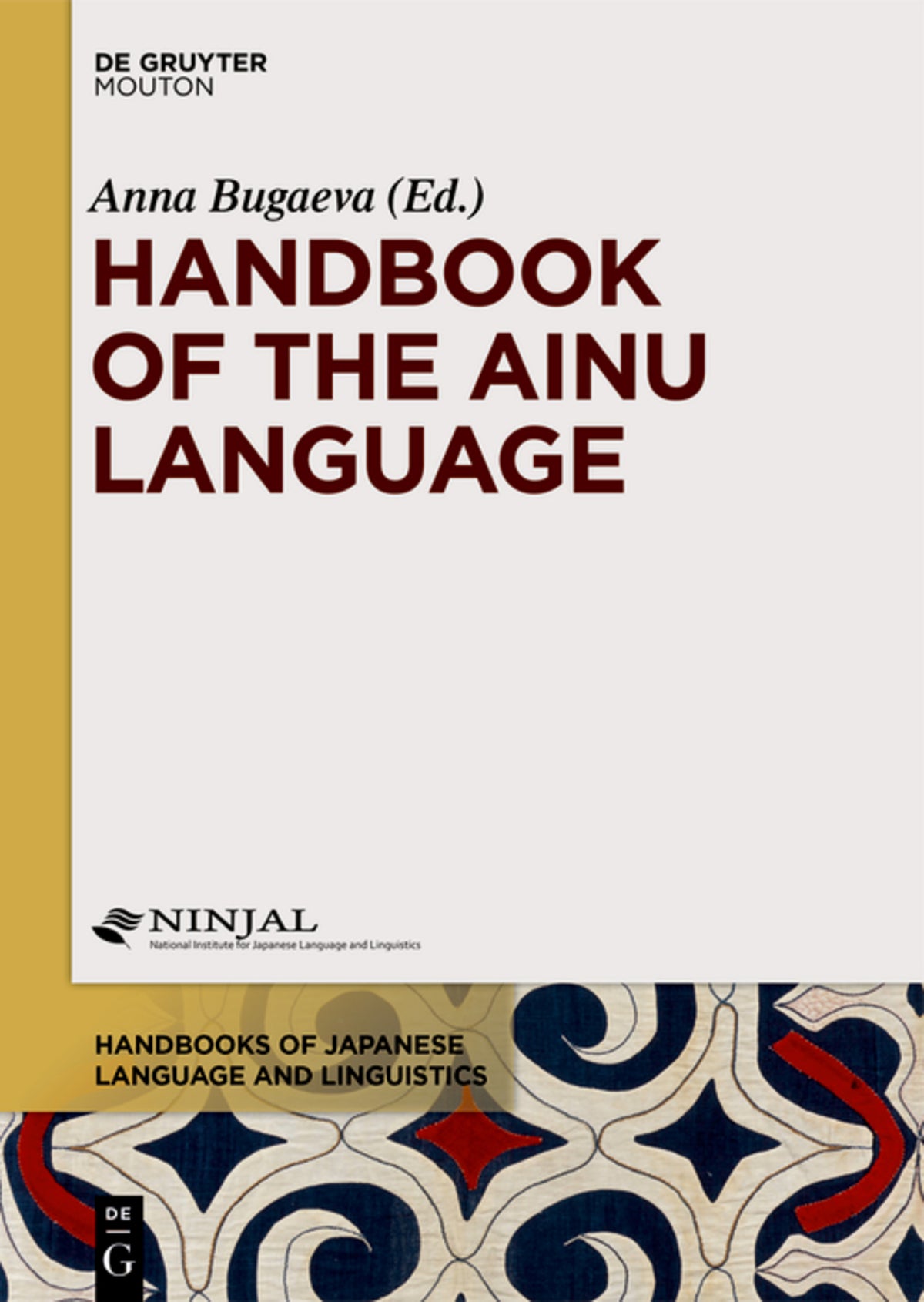 Cover image for Handbook of the Ainu Language ISBN 9781501510885