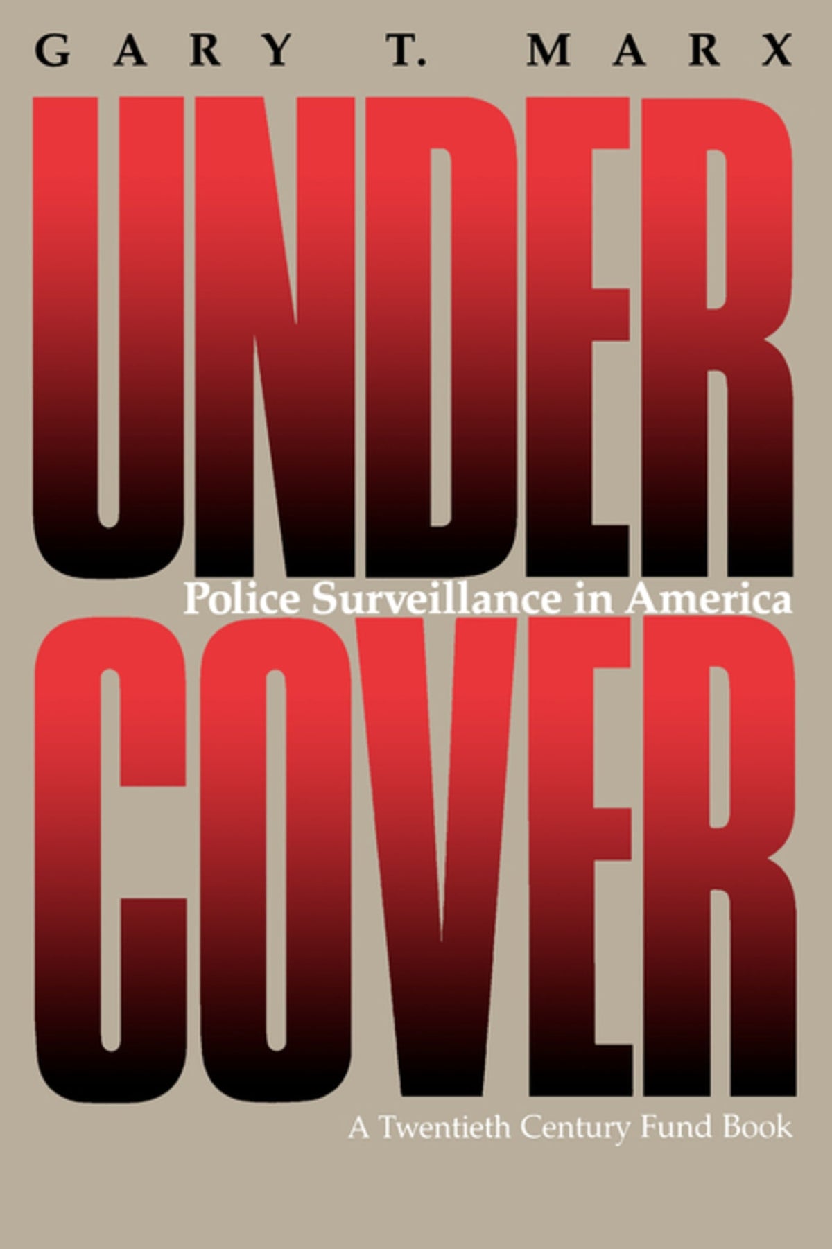 Cover image for Undercover ISBN 9780520910041