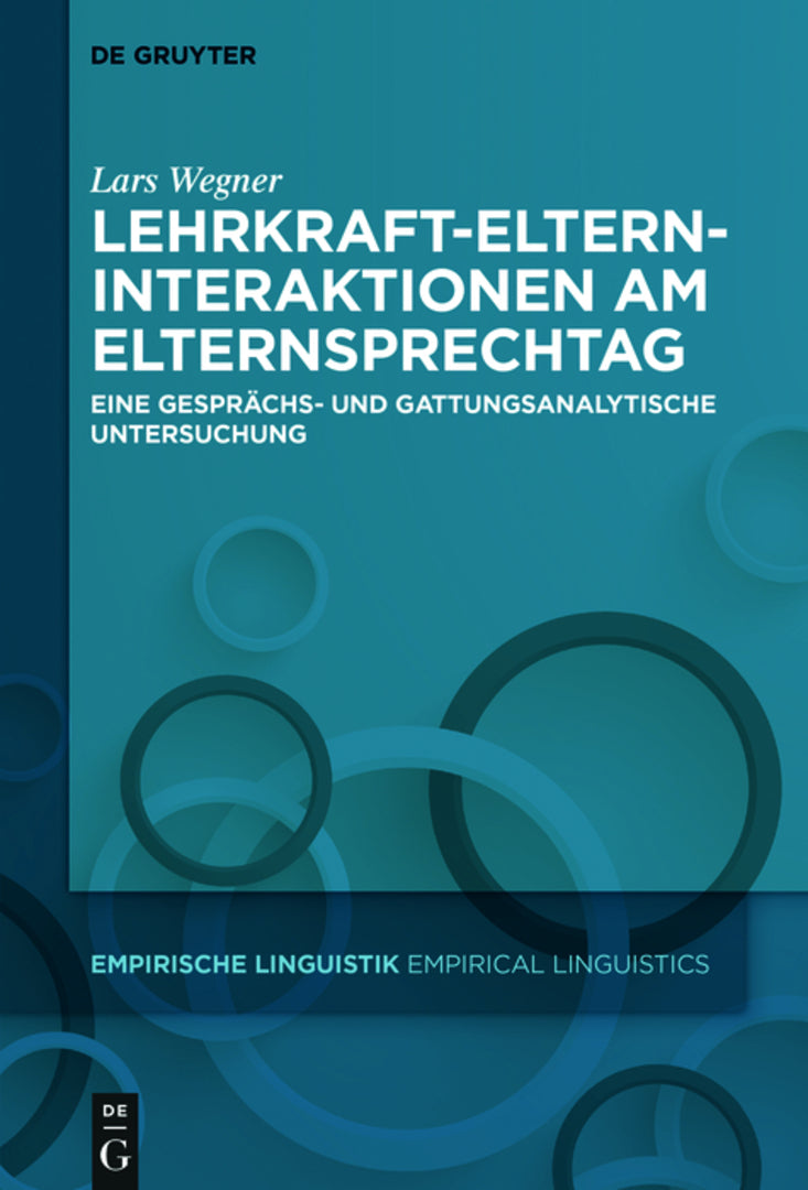 Cover image for Lehrkraft-Eltern-Interaktionen am Elternsprechtag ISBN 9783110474084