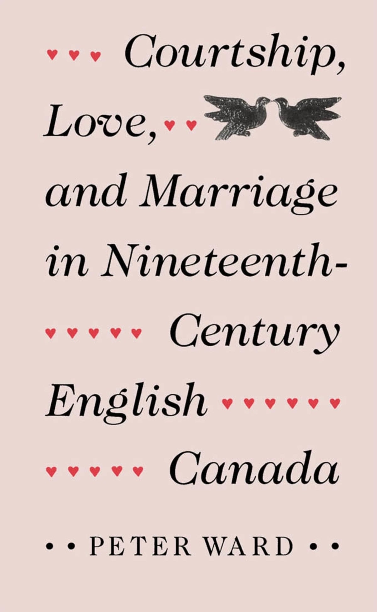 Cover image for Courtship, Love, and Marriage in Nineteenth-Century English Canada ISBN 9780773511040